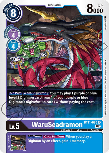 WaruSeadramon [BT11-085 U] [Dimensional Phase]