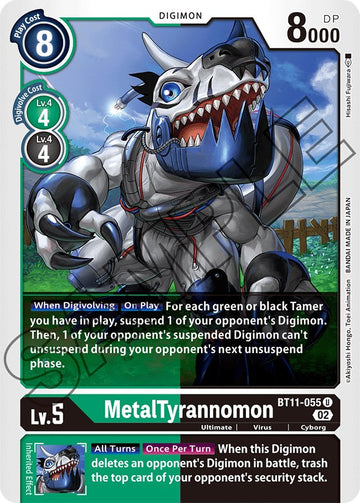 MetalTyrannomon [BT11-055] [Dimensional Phase] Foil