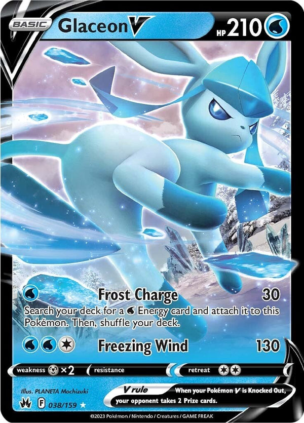 Glaceon V [038/159] [Crown Zenith] Holofoil