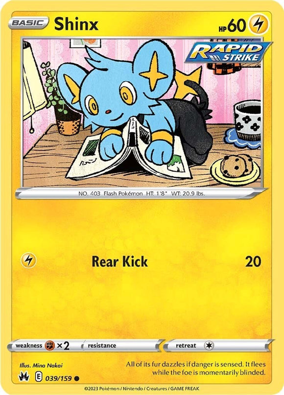 Shinx [039/159] [Crown Zenith] Reverse Holofoil