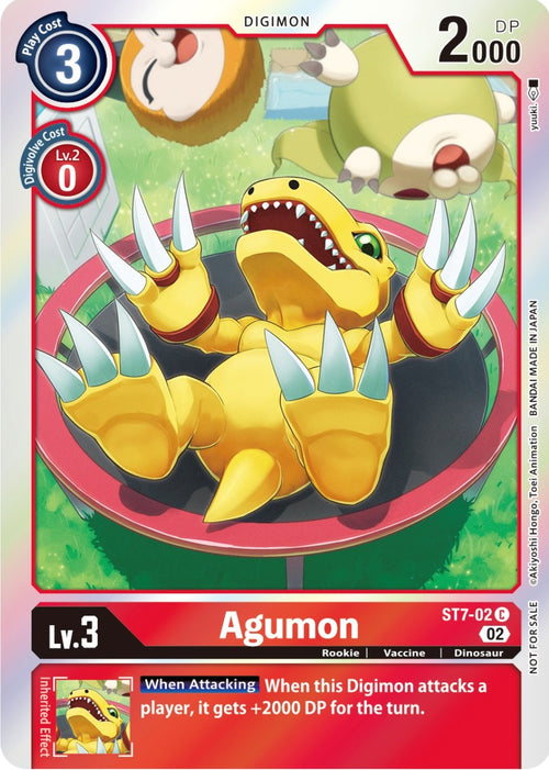 Agumon (Official Tournament Pack Vol.8) [ST7-02] [Starter Deck 07: Gallantmon] Foil