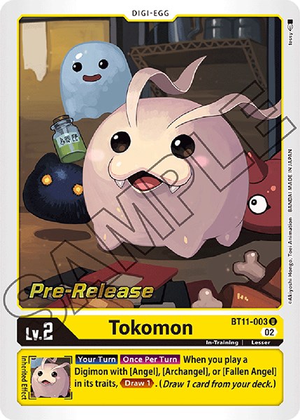 Tokomon [BT11-003] [Dimensional Phase Pre-Release Cards] Foil