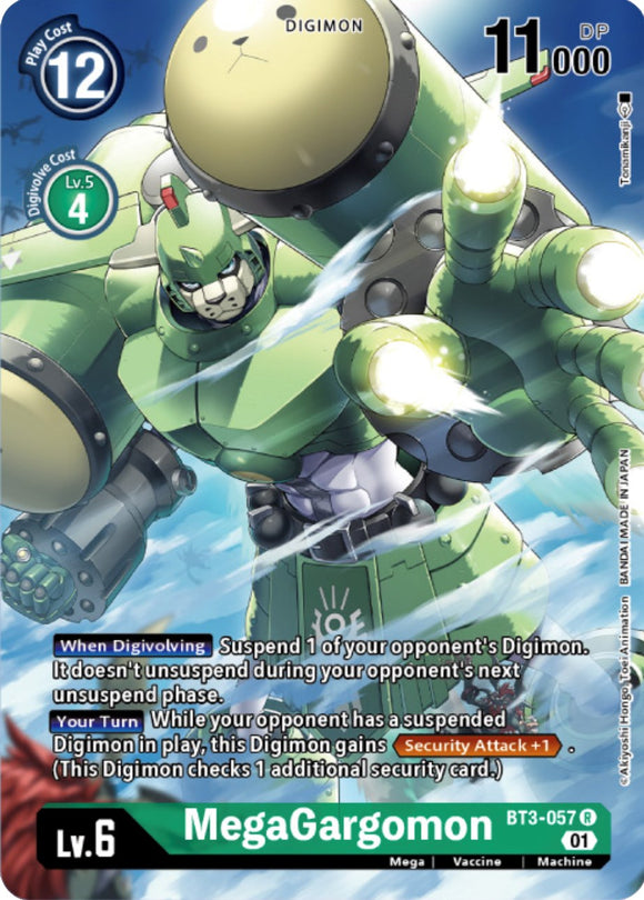 MegaGargomon (Digimon Card Game Deck Box Set) [BT3-057] [Release Special Booster 1.5] Foil