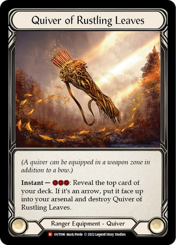 Quiver of Rustling Leaves [OUT096] [Outsiders] Cold Foil