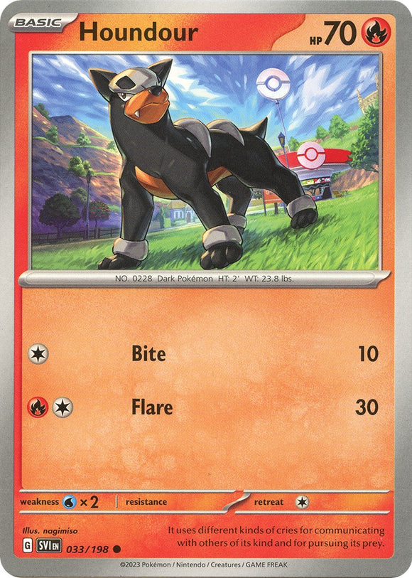 Houndour [033/198] [Scarlet & Violet Base Set] Reverse Holofoil