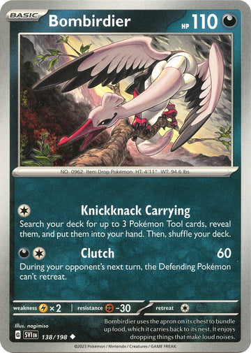 Bombirdier [138/198] [Scarlet & Violet Base Set] Reverse Holofoil