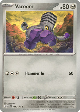 Varoom [141/198] [Scarlet & Violet Base Set] Reverse Holofoil