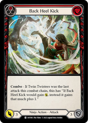 Back Heel Kick (Red) [OUT065] [Outsiders] Rainbow Foil