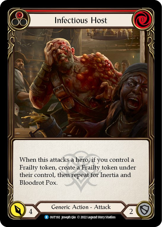 Infectious Host (Red) [OUT192] [Outsiders] Rainbow Foil