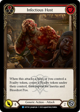 Infectious Host (Red) [OUT192] [Outsiders] Rainbow Foil