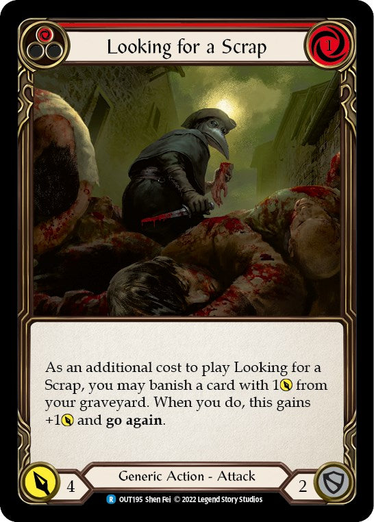Looking for a Scrap (Red) [OUT195] [Outsiders]