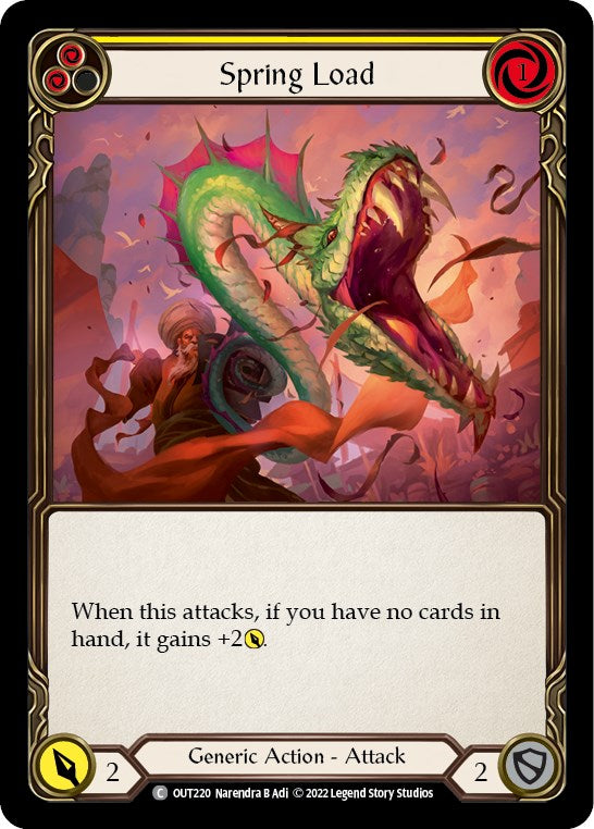 Spring Load (Yellow) [OUT220] [Outsiders] Rainbow Foil
