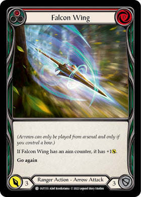 Falcon Wing (Red) [OUT115] [Outsiders] Rainbow Foil