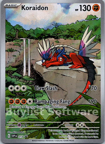 Koraidon [014] [Scarlet & Violet Promo Cards] Holofoil