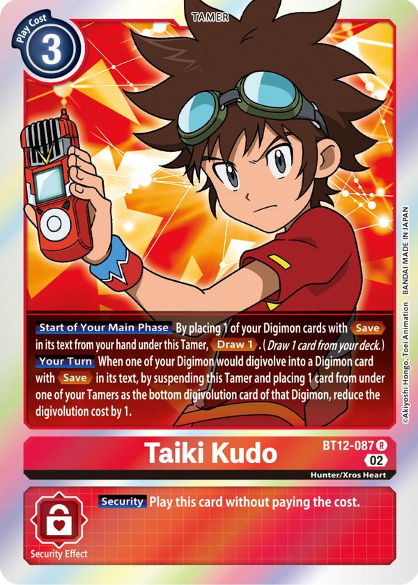 Taiki Kudo [BT12-087] [Across Time] Foil
