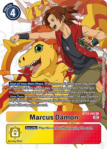 Marcus Damon (Alternate Art) [BT12-092] [Across Time] Foil