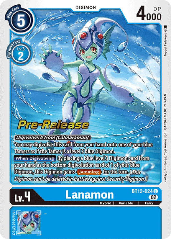 Lanamon [BT12-024] [Across Time Pre-Release Cards] Foil