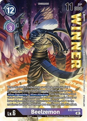 Beelzemon (April 2023 Beelzemon Special) [EX2-044] [Starter Deck 14: Beelzemon Advanced Deck Set Pre-Release Cards] Foil