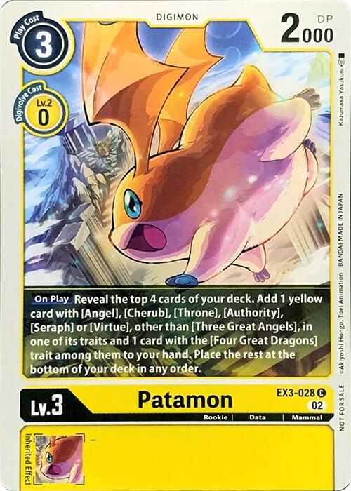 Patamon [EX3-028] [Revision Pack Cards]
