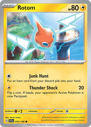 Rotom (Cosmos Holo) [070/198] [Scarlet & Violet Base Set] Holofoil