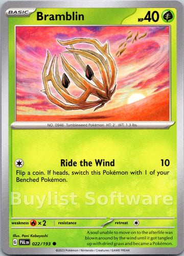 Bramblin [022/193] [Paldea Evolved]