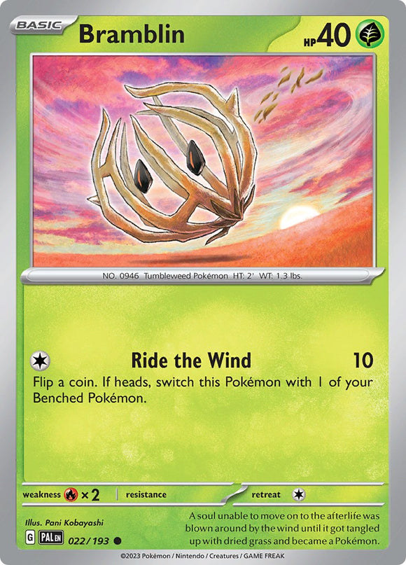 Bramblin [022/193] [Paldea Evolved] Reverse Holofoil