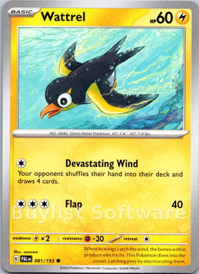 Wattrel [081/193] [Paldea Evolved]