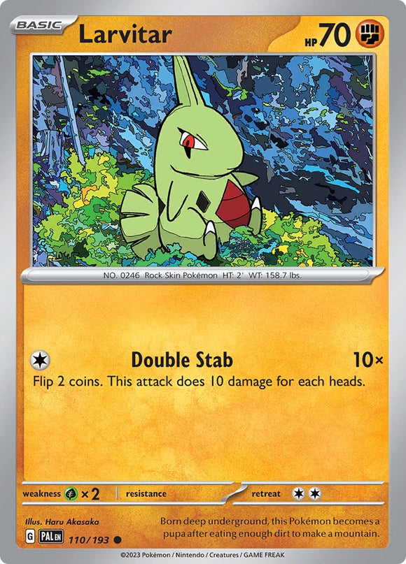 Larvitar [110/193] [Paldea Evolved] Reverse Holofoil