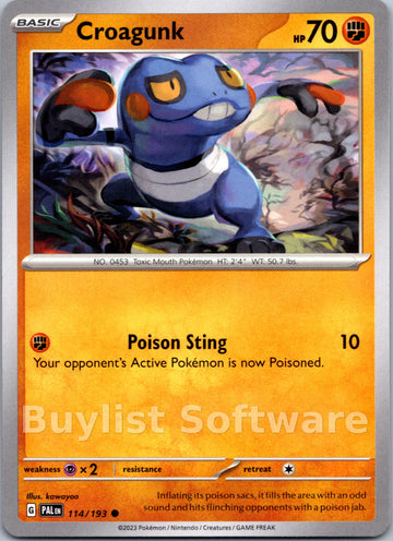 Croagunk [114/193] [Paldea Evolved]