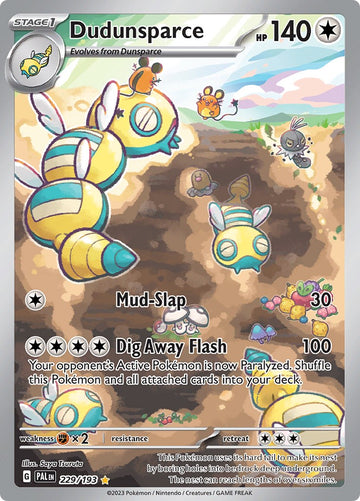 Dudunsparce [229/193] [Paldea Evolved] Holofoil