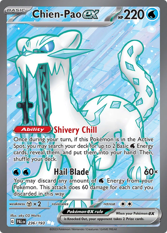 Chien-Pao ex [236/193] [Paldea Evolved] Holofoil