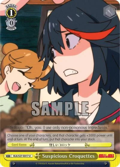 4d91944a-0b46-47fa-bea9-fb030e9bcfeb | ws-klk/s27-e017-u-nf-killlakill-unc-nm | Suspicious Croquettes