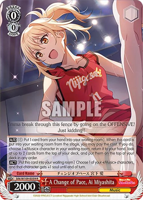 4d91944a-0b46-47fa-bea9-fb030e9bcfeb | ws-sin/w109-e059-r-nf-loveliveschoidolfest2miralive-rar-nm | A Change of Pace, Ai Miyashita