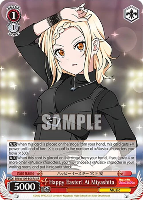 4d91944a-0b46-47fa-bea9-fb030e9bcfeb | ws-sin/w109-e087s-sr-nf-loveliveschoidolfest2miralive-s-sup-nm | Happy Easter! Ai Miyashita (SR)