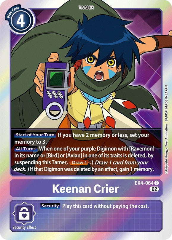 Keenan Crier [EX4-064] [Alternative Being Booster] Foil
