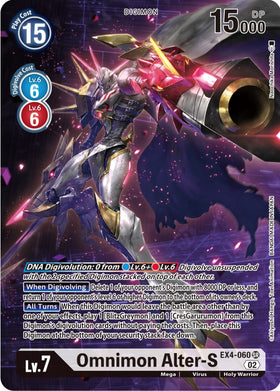 Omnimon Alter-S (Alternate Art) [EX4-060] [Alternative Being Booster] Foil