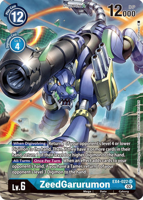 ZeedGarurumon (Alternate Art) [EX4-022] [Alternative Being Booster] Foil