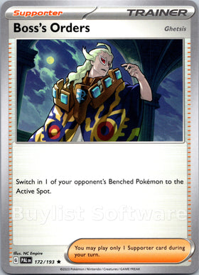 Boss's Orders [172/193] [Paldea Evolved]