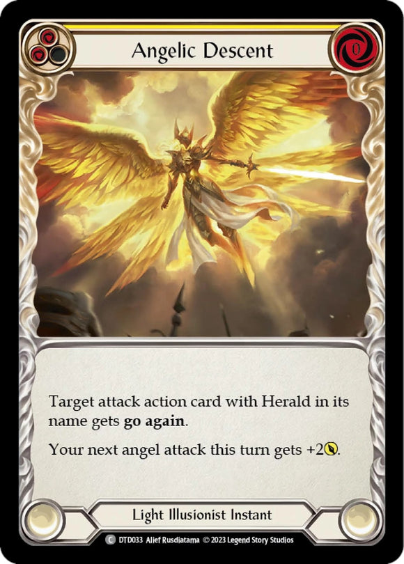 Angelic Descent (Yellow) [DTD033] [Dusk till Dawn] Rainbow Foil