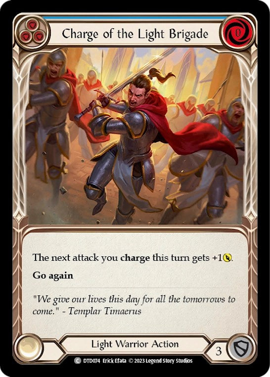 Charge of the Light Brigade (Blue) [DTD074] [Dusk till Dawn] Rainbow Foil