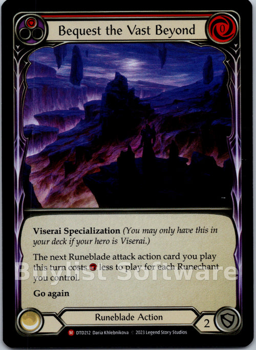 Bequest the Vast Beyond [DTD212] [Dusk till Dawn] Rainbow Foil