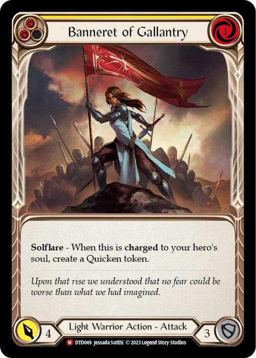 Banneret of Gallantry [DTD049] [Dusk till Dawn] Rainbow Foil