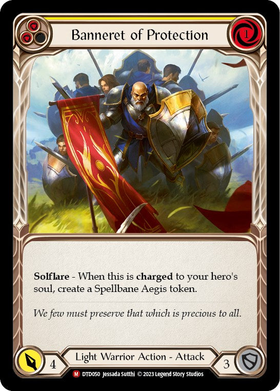 Banneret of Protection [DTD050] [Dusk till Dawn] Rainbow Foil