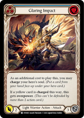Glaring Impact (Blue) [DTD065] [Dusk till Dawn] Rainbow Foil