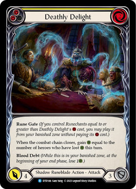 Deathly Delight (Yellow) [DTD144] [Dusk till Dawn] Rainbow Foil