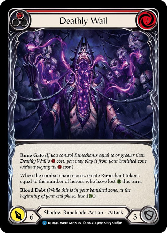 Deathly Wail (Red) [DTD146] [Dusk till Dawn]