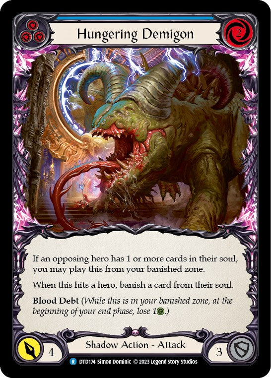 Hungering Demigon (Blue) [DTD174] [Dusk till Dawn]