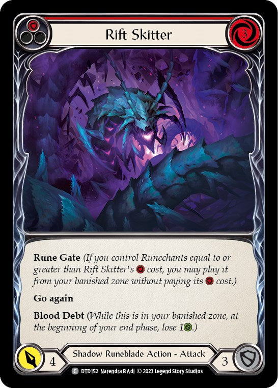 Rift Skitter (Red) [DTD152] [Dusk till Dawn] Rainbow Foil