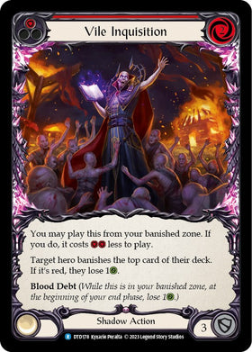 Vile Inquisition (Red) [DTD178] [Dusk till Dawn]