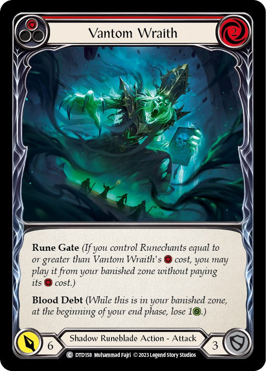 Vantom Wraith (Red) [DTD158] [Dusk till Dawn] Rainbow Foil